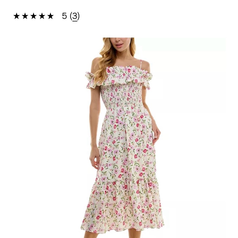 City studio juniors floral sundress